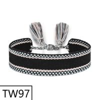Simple Style Solid Color Polyester Tassel Braid Women's Bracelets sku image 96