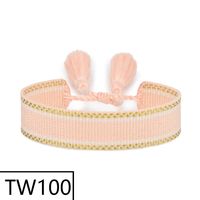 Simple Style Solid Color Polyester Tassel Braid Women's Bracelets sku image 99