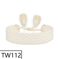 Simple Style Solid Color Polyester Tassel Braid Women's Bracelets sku image 111
