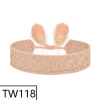 Simple Style Solid Color Polyester Tassel Braid Women's Bracelets sku image 117