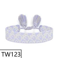 Simple Style Solid Color Polyester Tassel Braid Women's Bracelets sku image 121