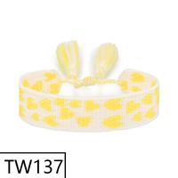 Simple Style Solid Color Polyester Tassel Braid Women's Bracelets sku image 135