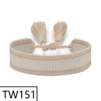 Simple Style Solid Color Polyester Tassel Braid Women's Bracelets sku image 149