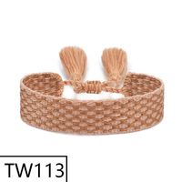 Simple Style Solid Color Polyester Tassel Braid Women's Bracelets sku image 112