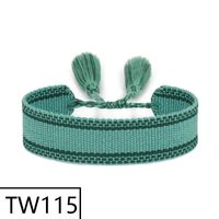 Simple Style Solid Color Polyester Tassel Braid Women's Bracelets sku image 114
