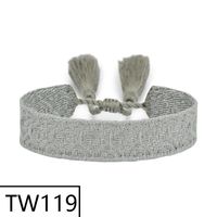 Simple Style Solid Color Polyester Tassel Braid Women's Bracelets sku image 118