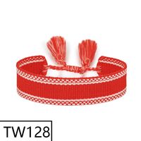 Simple Style Solid Color Polyester Tassel Braid Women's Bracelets sku image 126