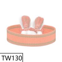 Simple Style Solid Color Polyester Tassel Braid Women's Bracelets sku image 128