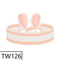 Simple Style Solid Color Polyester Tassel Braid Women's Bracelets sku image 124