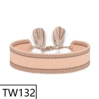 Simple Style Solid Color Polyester Tassel Braid Women's Bracelets sku image 130