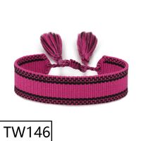 Simple Style Solid Color Polyester Tassel Braid Women's Bracelets sku image 144