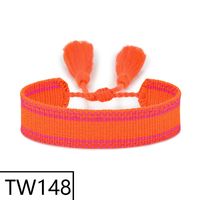Simple Style Solid Color Polyester Tassel Braid Women's Bracelets sku image 146
