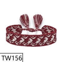 Simple Style Solid Color Polyester Tassel Braid Women's Bracelets sku image 154