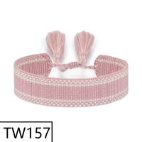 Simple Style Solid Color Polyester Tassel Braid Women's Bracelets sku image 155