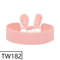 Simple Style Solid Color Polyester Tassel Braid Women's Bracelets sku image 180