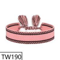 Simple Style Solid Color Polyester Tassel Braid Women's Bracelets sku image 188