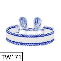 Simple Style Solid Color Polyester Tassel Braid Women's Bracelets sku image 169