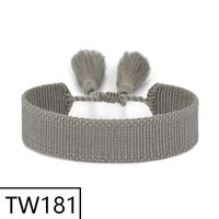 Simple Style Solid Color Polyester Tassel Braid Women's Bracelets sku image 179