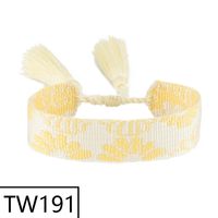 Simple Style Solid Color Polyester Tassel Braid Women's Bracelets sku image 189