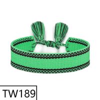 Simple Style Solid Color Polyester Tassel Braid Women's Bracelets sku image 187