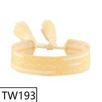 Simple Style Solid Color Polyester Tassel Braid Women's Bracelets sku image 191