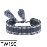 Simple Style Solid Color Polyester Tassel Braid Women's Bracelets sku image 197