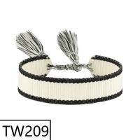 Simple Style Solid Color Polyester Tassel Braid Women's Bracelets sku image 207