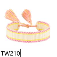 Simple Style Solid Color Polyester Tassel Braid Women's Bracelets sku image 208