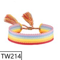 Simple Style Solid Color Polyester Tassel Braid Women's Bracelets sku image 212