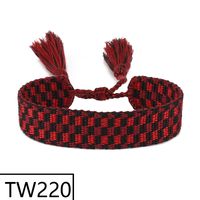 Simple Style Solid Color Polyester Tassel Braid Women's Bracelets sku image 218