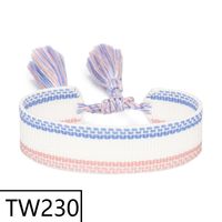 Simple Style Solid Color Polyester Tassel Braid Women's Bracelets sku image 228