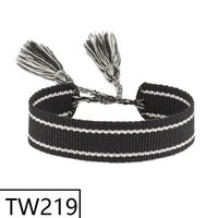 Simple Style Solid Color Polyester Tassel Braid Women's Bracelets sku image 217