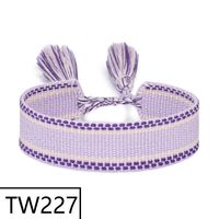 Simple Style Solid Color Polyester Tassel Braid Women's Bracelets sku image 225