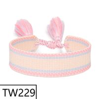 Simple Style Solid Color Polyester Tassel Braid Women's Bracelets sku image 227