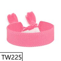 Simple Style Solid Color Polyester Tassel Braid Women's Bracelets sku image 223
