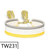 Simple Style Solid Color Polyester Tassel Braid Women's Bracelets sku image 229