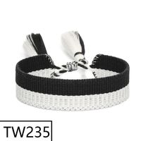 Simple Style Solid Color Polyester Tassel Braid Women's Bracelets sku image 233