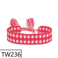 Simple Style Solid Color Polyester Tassel Braid Women's Bracelets sku image 234