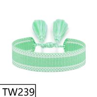 Simple Style Solid Color Polyester Tassel Braid Women's Bracelets sku image 237