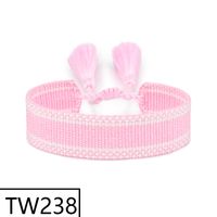Simple Style Solid Color Polyester Tassel Braid Women's Bracelets sku image 236