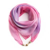 Women's Simple Style Classic Style Color Block Chiffon Silk Scarf sku image 17