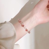 Sterling Silver White Gold Plated Simple Style Classic Style Plating Solid Color Bracelets main image 1