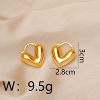 1 Pair Vintage Style Simple Style Solid Color Plating Copper 18K Gold Plated Ear Studs sku image 5