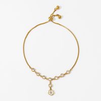 Modern Style Flower 304 Stainless Steel 16K Gold Plated White Gold Plated Gold Plated Bracelets In Bulk sku image 1