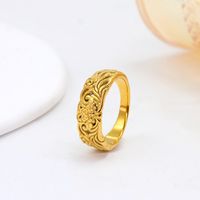304 Stainless Steel 18K Gold Plated Simple Style Classic Style Geometric Rings main image 1