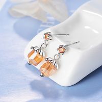 1 Pair Lady Modern Style Classic Style Geometric Inlay Copper Artificial Crystal Zircon Drop Earrings main image 3