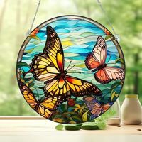 Cute Household Pastoral Butterfly Arylic Pendant Artificial Decorations main image 4
