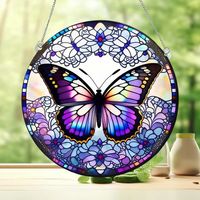 Cute Household Pastoral Butterfly Arylic Pendant Artificial Decorations main image 8