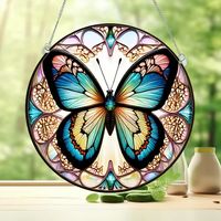Cute Household Pastoral Butterfly Arylic Pendant Artificial Decorations main image 6