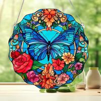 Cute Household Pastoral Butterfly Arylic Pendant Artificial Decorations main image 3